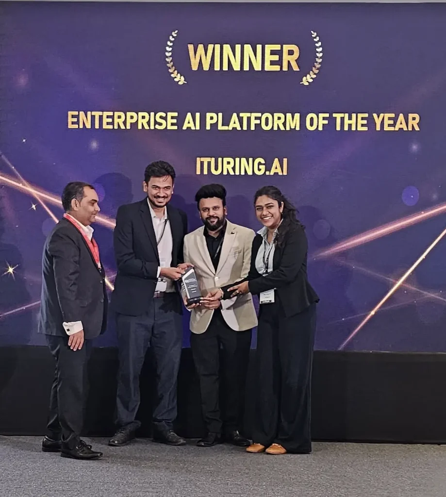 iTuring.ai was named Enterprise AI Platform of the Year at the 3rd Credit Risk Management Summit & Awards in Mumbai. 