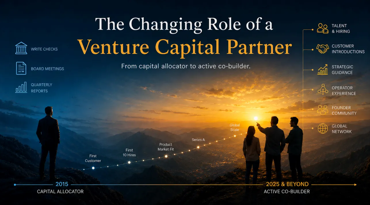The changing role of a venture capital partner